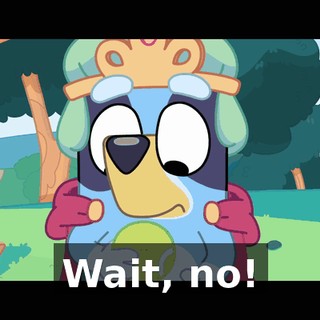 Wait, no!