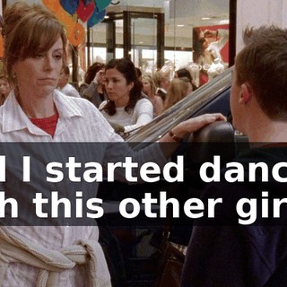 and I started dancing with this other girl