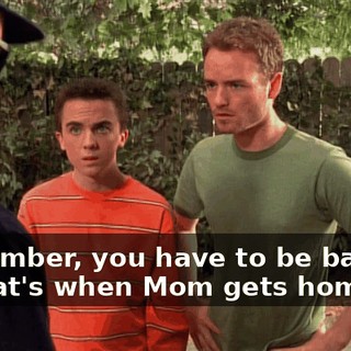 Remember, you have to be back by 4. That's when Mom gets home.