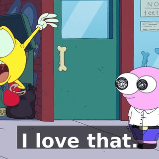 I love that.
