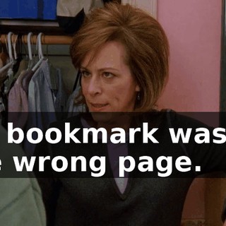 My bookmark was on the wrong page.