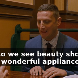 Uh, so we see beauty shots of your wonderful appliances.
