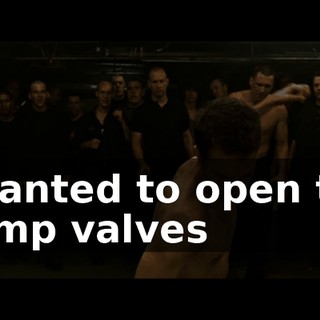 I wanted to open the dump valves