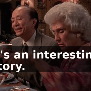 It's an interesting story.