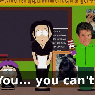 You... you can't!