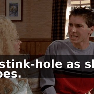 a stink-hole as she does.