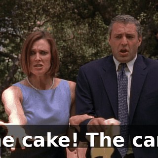 The cake! The cart!