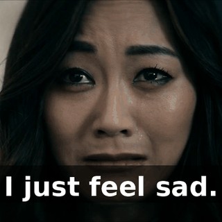 I just feel sad.