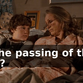...at the passing of the old South?