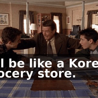 It'll be like a Korean grocery store.