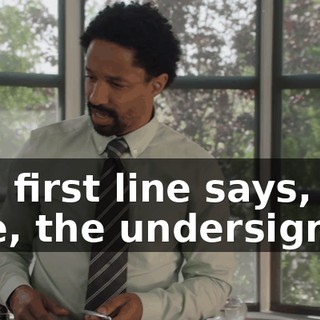 The first line says, "We, the undersigned,