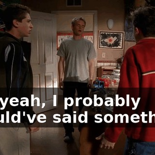 Oh, yeah, I probably should've said something.