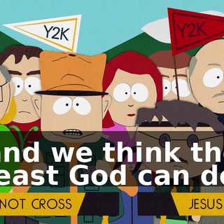 and we think the least God can do