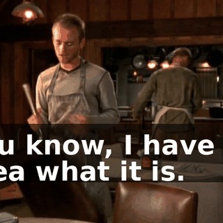 You know, I have no idea what it is.