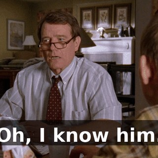 Oh, I know him.