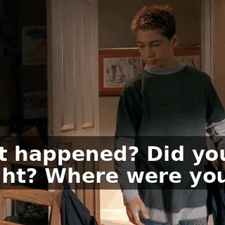 What happened? Did you get caught? Where were you?