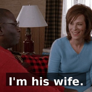 I'm his wife.