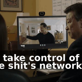 and take control of this little shit's network.