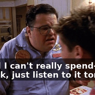 - and I can't really spend-- - Look, just listen to it tonight