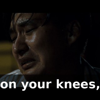 on your knees,