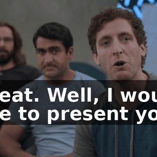 Great. Well, I would like to present you