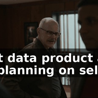 What data product are you planning on selling?