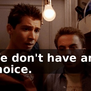 We don't have any choice.