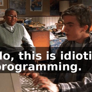 No, this is idiotic programming.