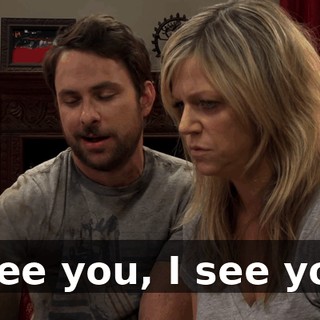 I see you, I see you.