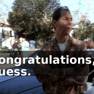 Congratulations, I guess.