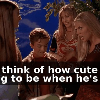 And think of how cute he's going to be when he's 15.