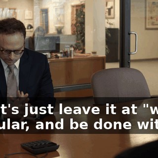 so let's just leave it at "wife," singular, and be done with it.