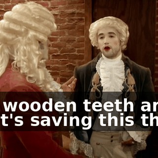 The wooden teeth are what's saving this thing.