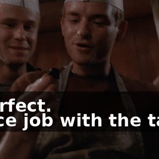 - Perfect. - Nice job with the tape.