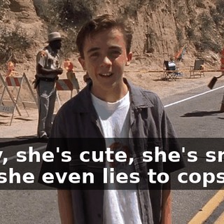 Okay, she's cute, she's smart, and she even lies to cops.
