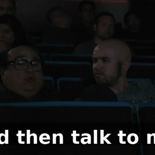 and then talk to me.