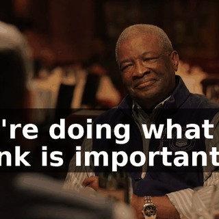 We're doing what we think is important.