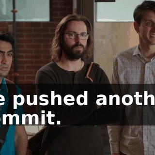 He pushed another commit.