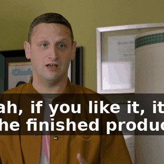 - Yeah, if you like it, it can be the finished product.