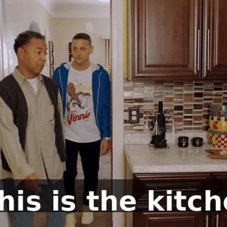 - This is the kitchen.