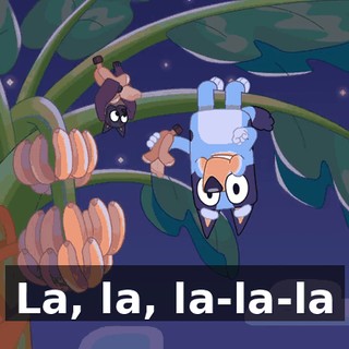 ♪ La, la, la-la-la ♪