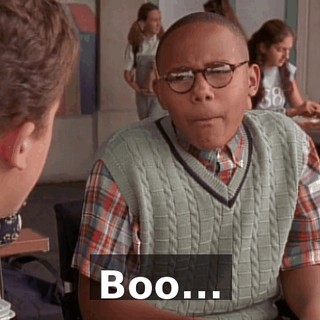 Boo...