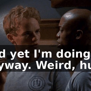 And yet I'm doing it anyway. Weird, huh?