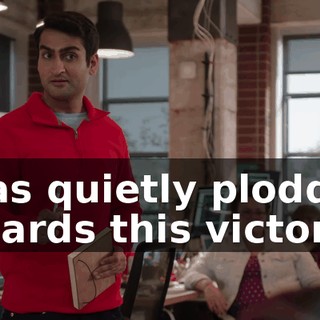 I was quietly plodding towards this victory.