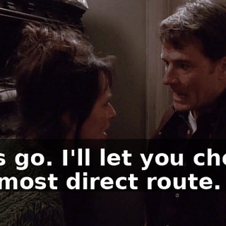 Let's go. I'll let you choose the most direct route.