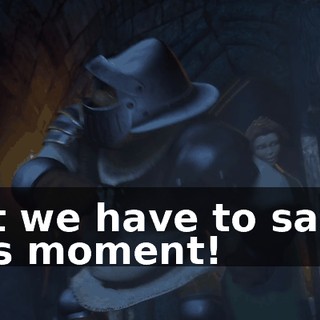 But we have to savor this moment!