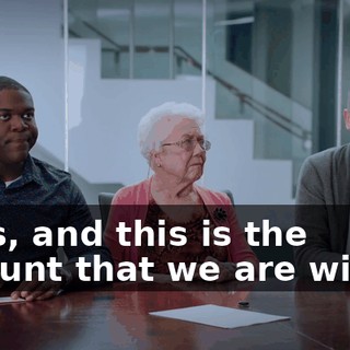- Yes, and this is the amount that we are willing