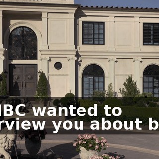 MSNBC wanted to interview you about being