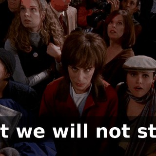 but we will not stop