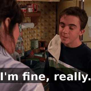 I'm fine, really.